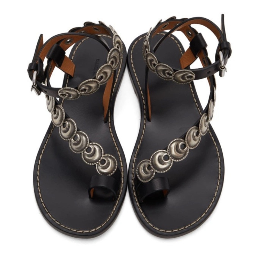 Isabel Marant Black Ermony Sandals